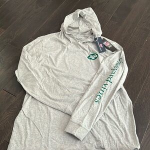 Men’s Vineyard Vines New York Jets Long Sleeve Hooded Tshirt
